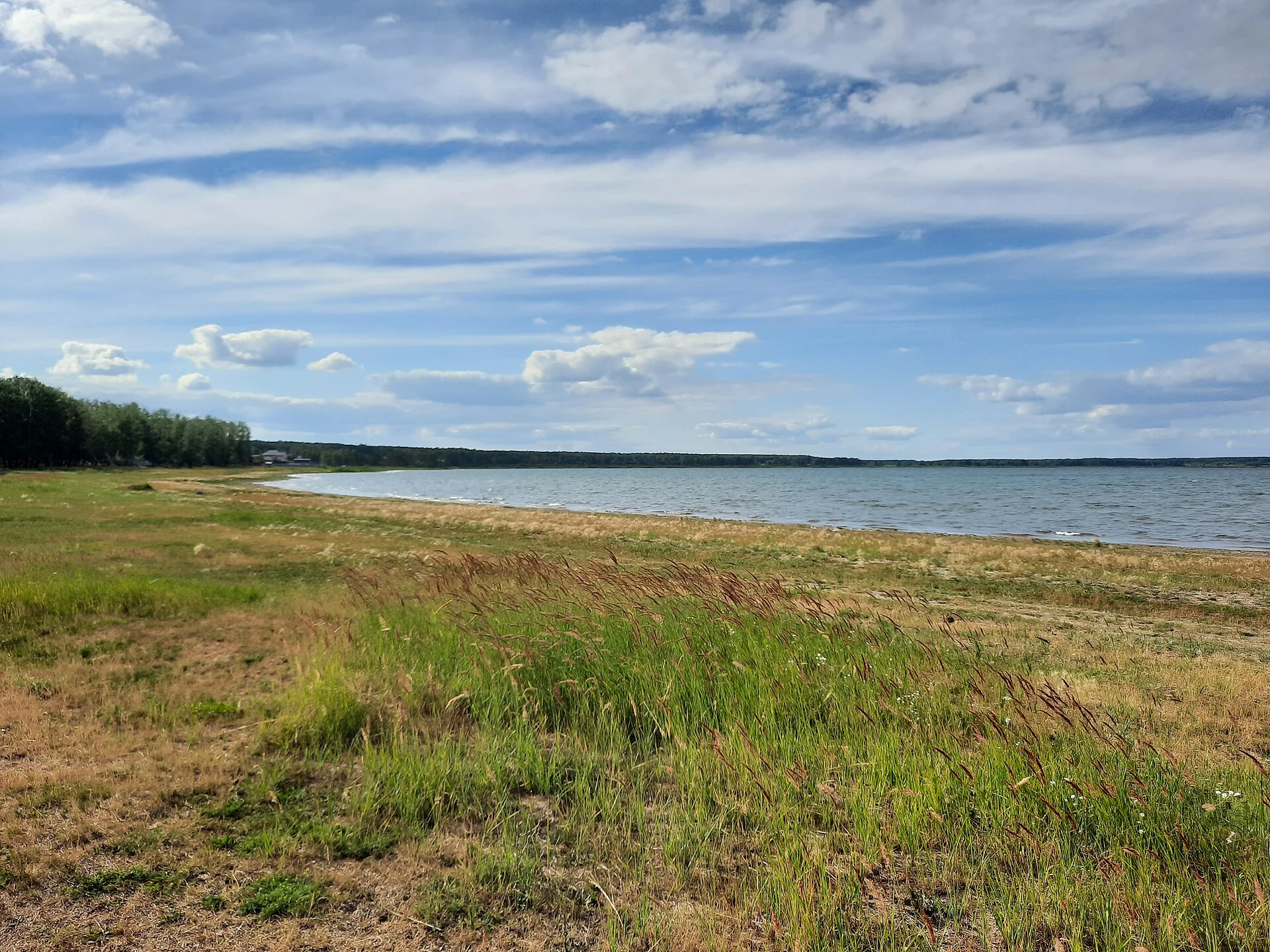 Kozhakul lake shore, Metlino, Chelyabinsk Oblast, Russia.