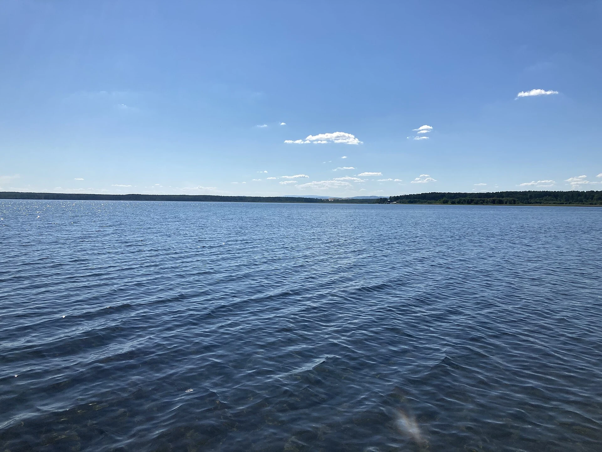 Bolshaya Akulya lake, Kyshtym, Chelyabinsk Oblast, Russia.