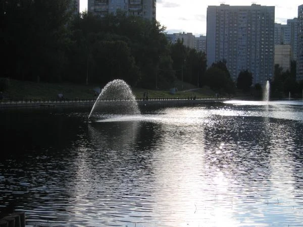 Belovezhsky pond in Moscow.