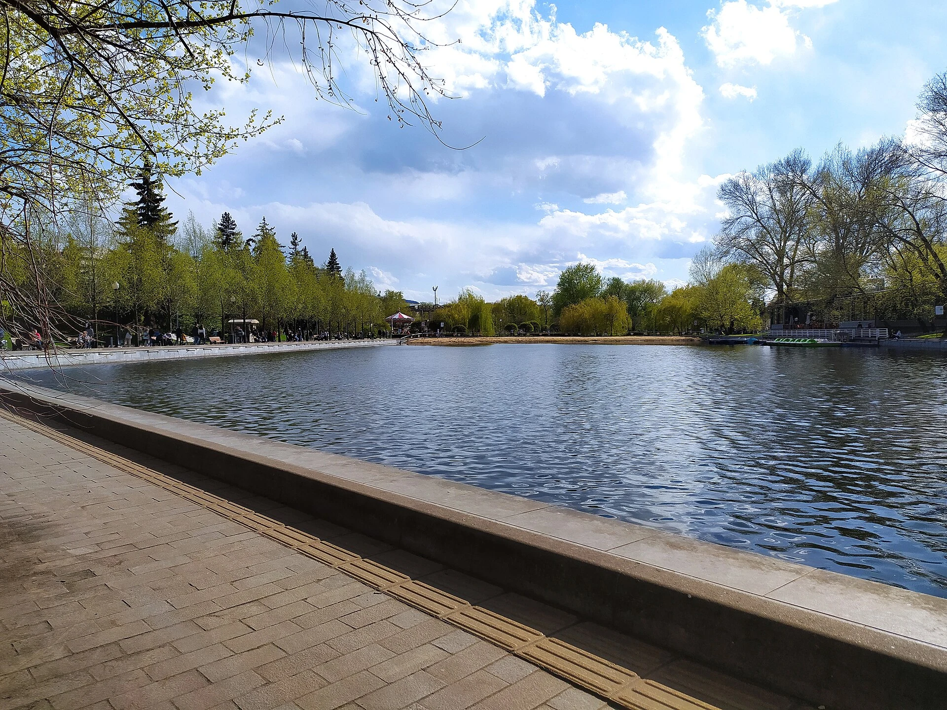 Pionersky Pond in Moscow, Russia