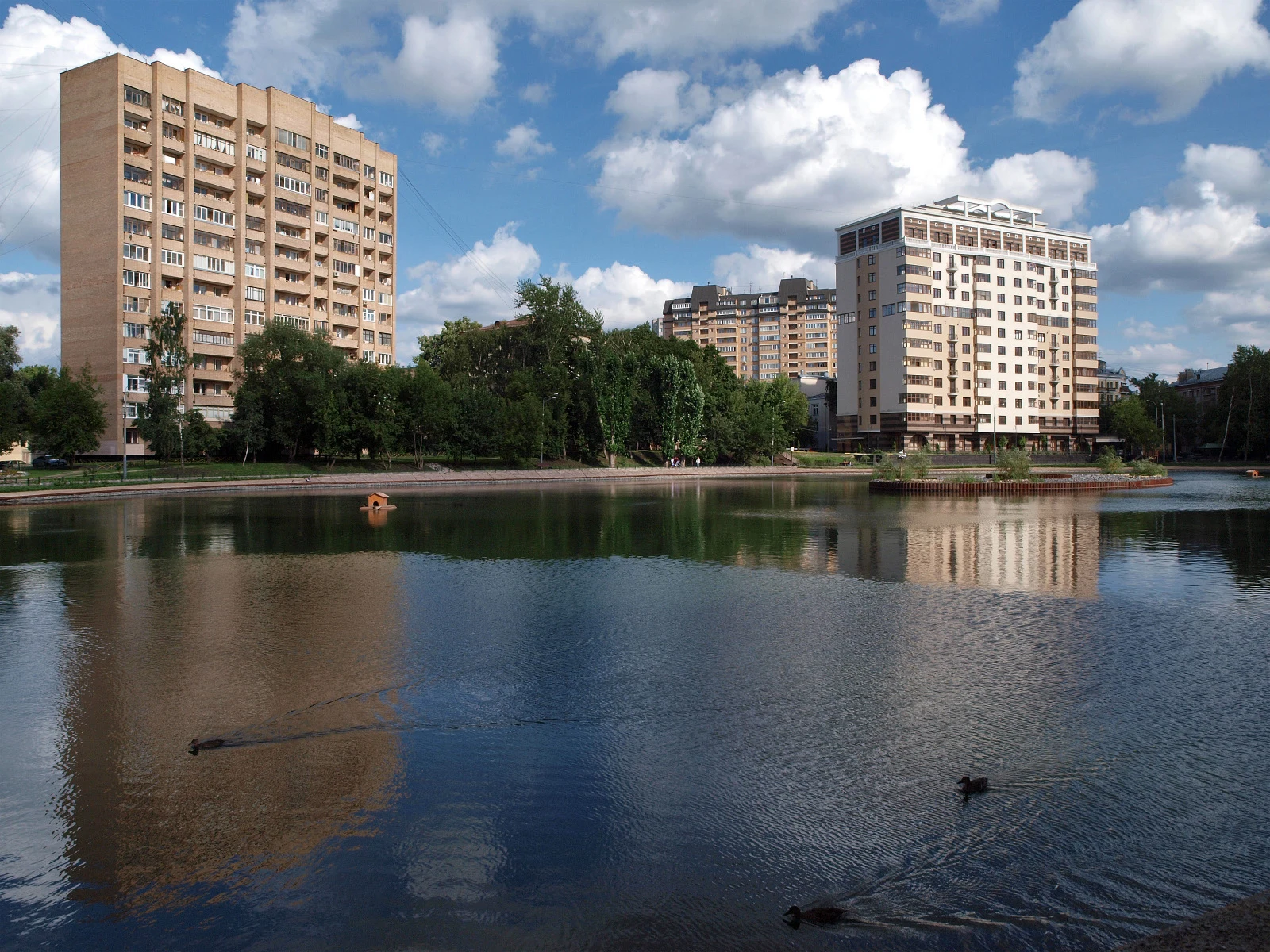 Egersky Pond in Moscow.